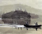 Two Men in a Canoe - 温斯洛·荷默